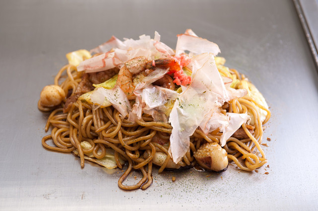Sauce yakisoba with pork