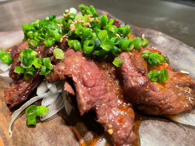 Grilled beef skirt steak
